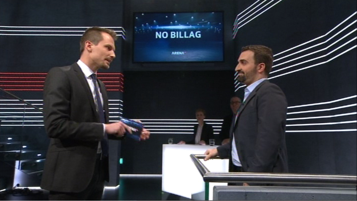 Werden wohl keine Freunde mehr: Jonas Projer und No-Billag-Initiant Olivier Kessler.