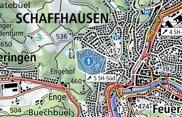 in Schaffhausen ist am Donnerstag, 02.07.2026 der Strom im Gebiet Breite ausgefallen.