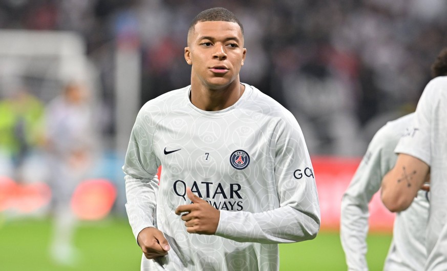 Kylian Mbappe psg FOOTBALL: Olympique Lyonnais vs Paris Saint-Germain - Ligue 1 - 18/09/2022 FredericChambert/Panoramic PUBLICATIONxNOTxINxFRAxITAxBEL