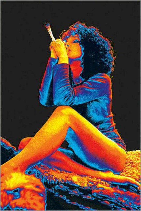sexy joint smoking girl poster art black light retro 1980s https://www.amazon.com/x36-Smoking-Woman-Blacklight-Poster/dp/B00V3Q29KO?th=1