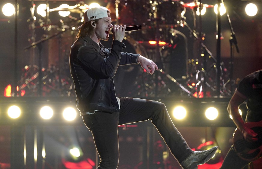 FILE - Morgan Wallen performs during the 56th annual CMA Awards in Nashville, Tenn., on Nov. 9, 2022. (AP Photo/Mark Humphrey, File)
Morgan Wallen