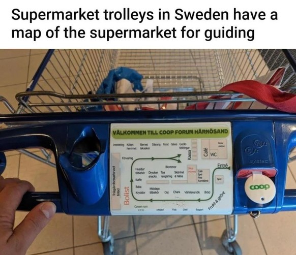 Einkaufswagen Beschreibung des Ladens