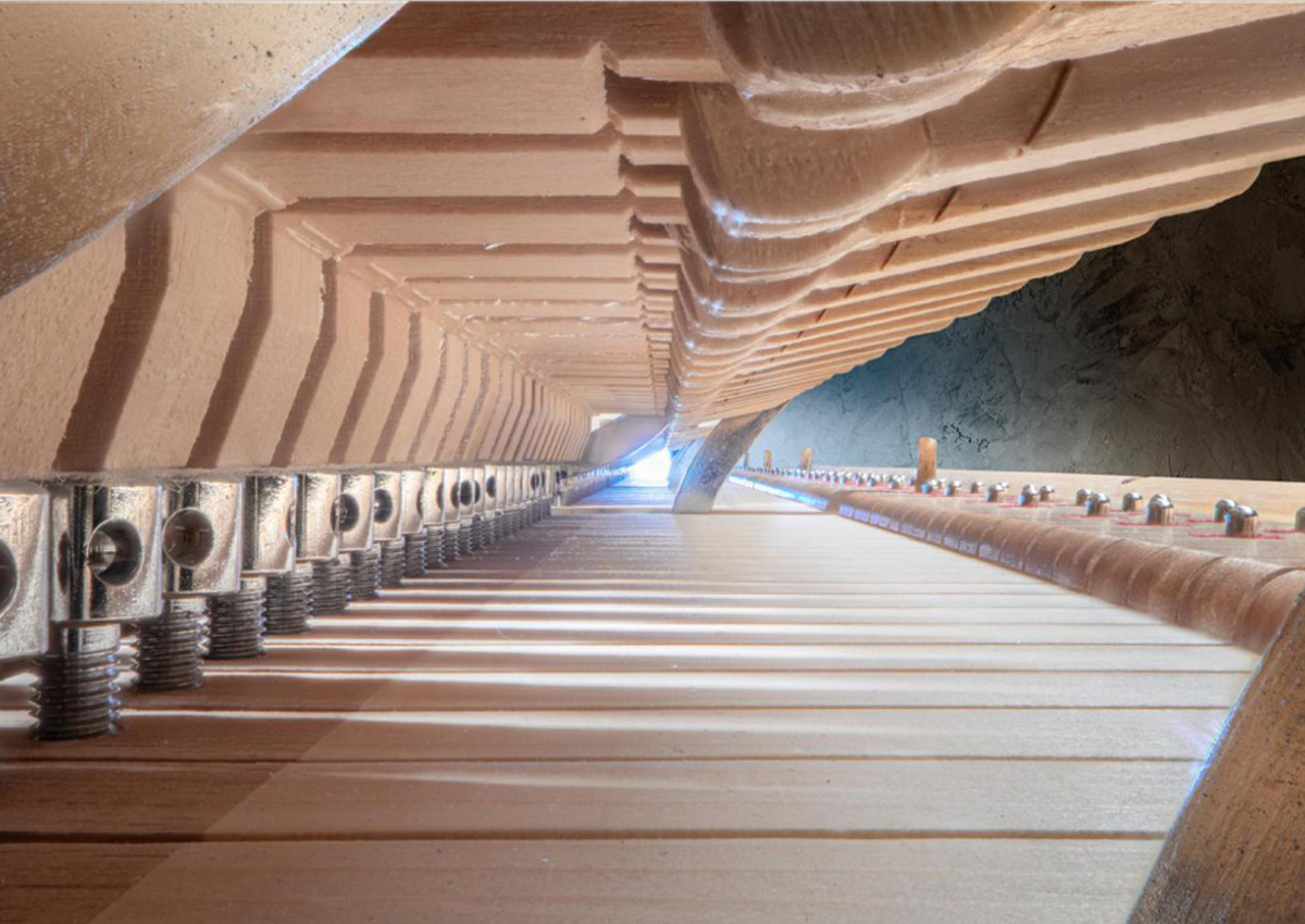 Charles Brooks Fotograf Architecture in Music explores the spaces inside some of the world's finest musical instruments. Photographed using exotic probe lenses and specialist processing technique ...