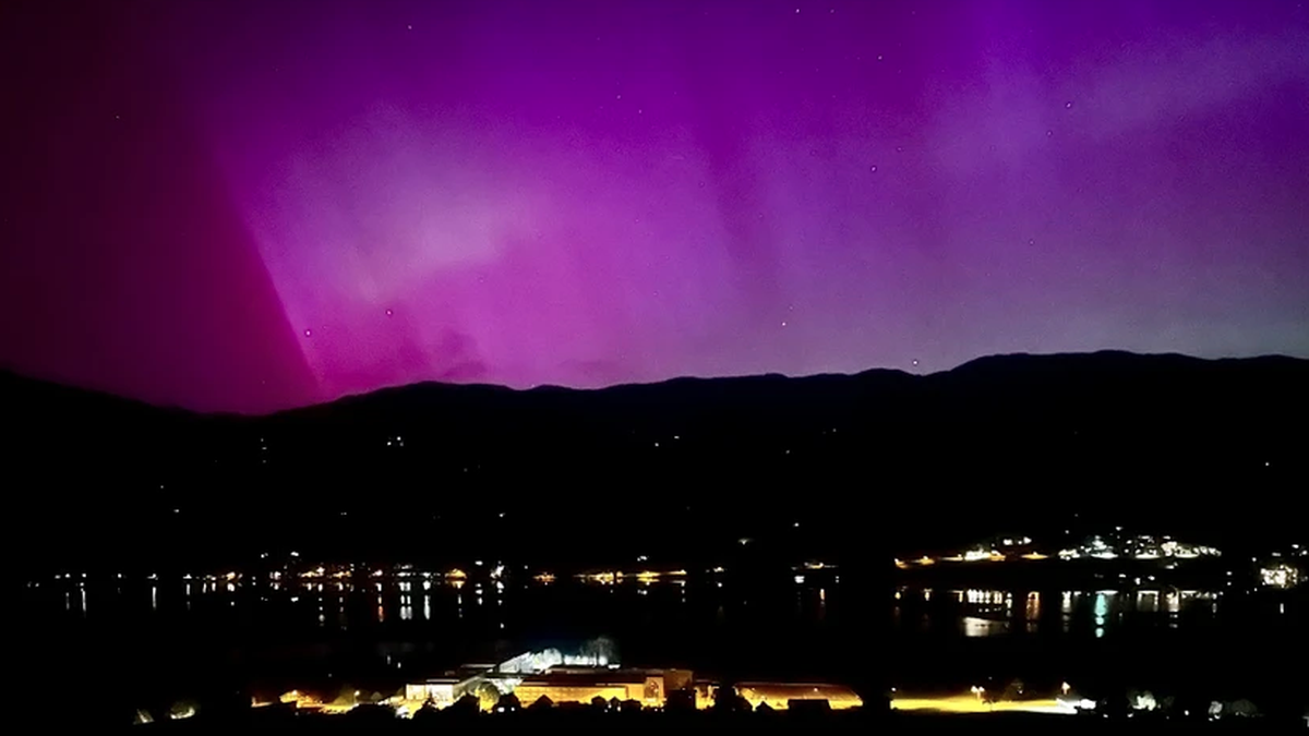 Polarlichter über dem Glaubenberg OW