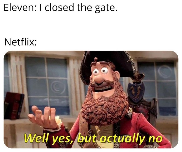 Stranger things meme
