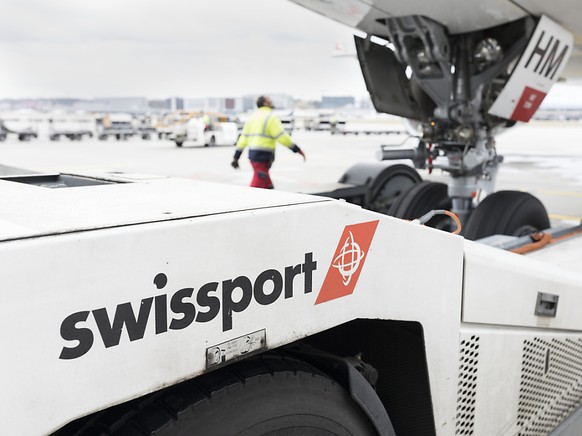 Die Unterstützung flugnaher Betriebe wie Swissport könnte mit dem Referendum bekämpft werden.