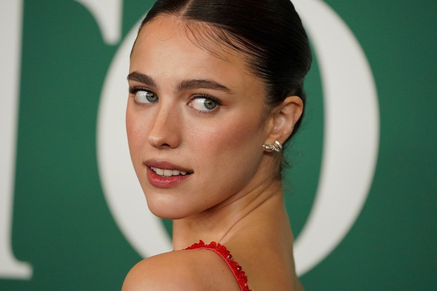 Margaret Qualley arrives at the premiere of "How to Make a Killing" on Saturday, Feb. 14, 2026, at AMC The Grove in Los Angeles. (Photo by Jordan Strauss/Invision/AP)
Margaret Qualley