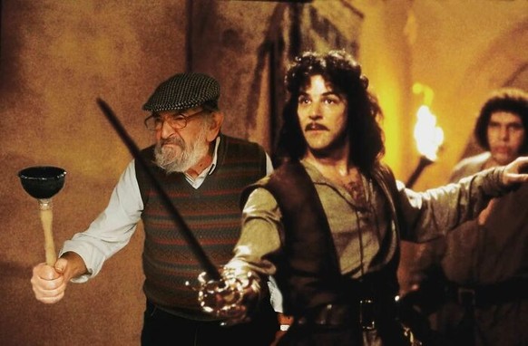 Son makes father appear in well-known films.  At least in theory.