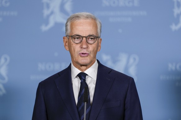 FILE - Norway's Prime Minister Jonas Gahr Støre speaks at the Prime Minister's Office in Oslo, Aug. 31, 2025. (Rodrigo Freitas/NTB Scanpix via AP, File)
Norway Election