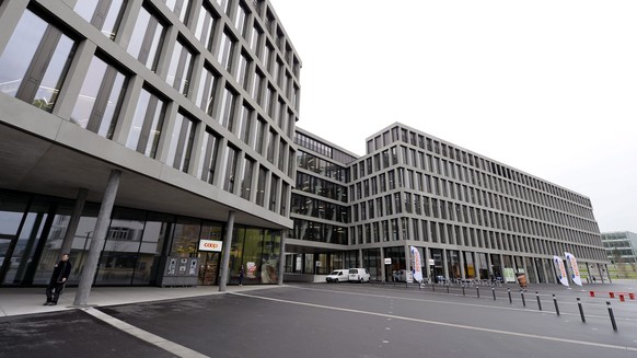 Der Campus der Fachhochschule Nordwestschweiz FHNW in Brugg, aufgenommen am Donnerstag, 21. November 2013. Morgen Freitag findet die offizielle Eroeffnung des Campus&#039; statt. Der Campus Brugg-Wind ...