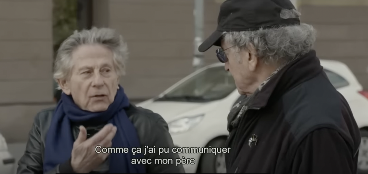 Roman Polanski et Ryszard Horowitz dans Promenade à Cracovie.