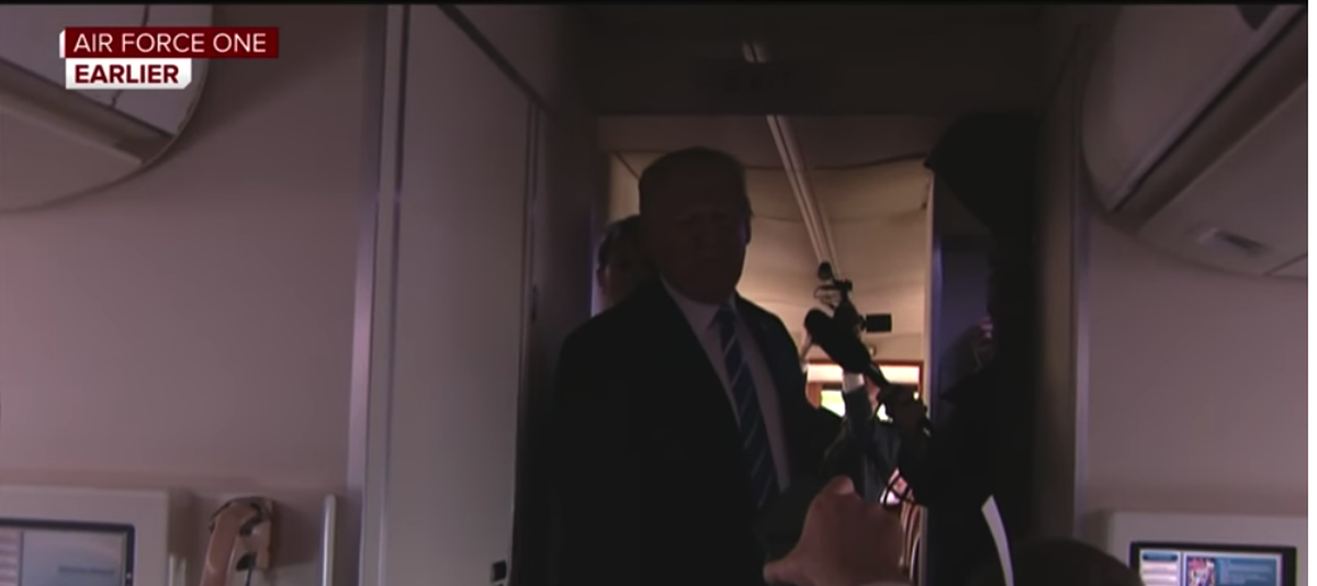 Trumps legendäre «Fragt-doch-meinen-Anwalt-Michael-Cohen»-Lüge an Bord von Airforce One.