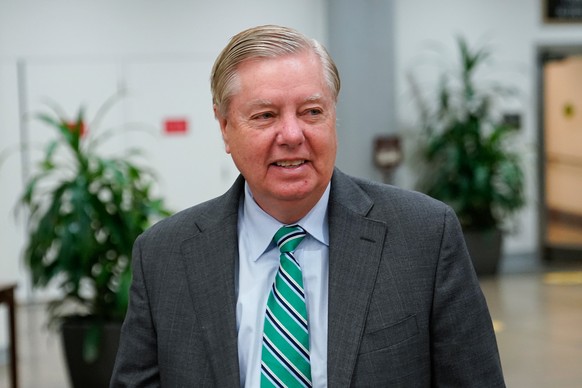 FILE - Sen. Lindsey Graham, R-S.C., walks on Capitol Hill in Washington, Nov. 15, 2022. (AP Photo/Patrick Semansky, File)
Lindsey Graham