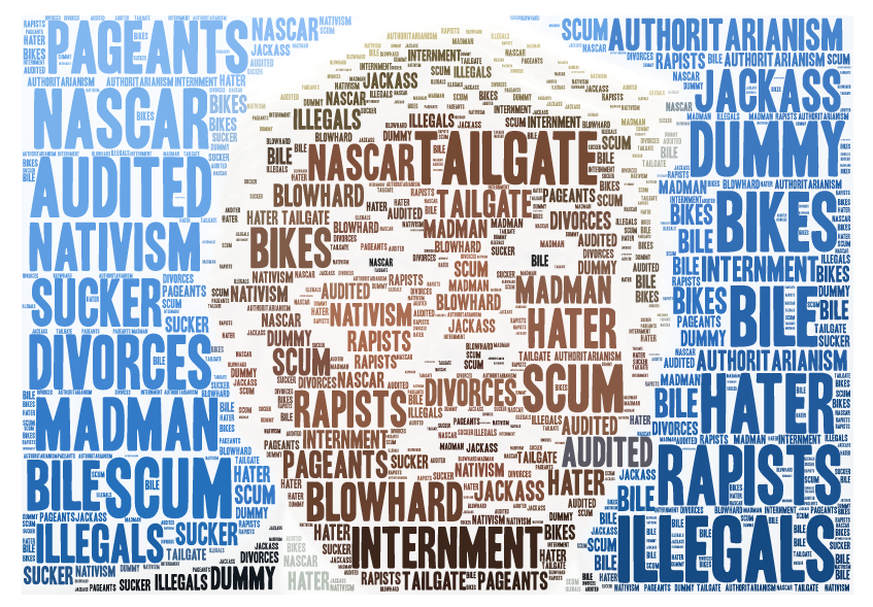 Word Cloud Donald Trump.