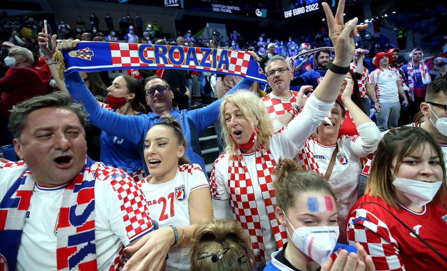 Die Hallen voll, die Fans emotional – sorglose Stimmung an der Handball-EM.