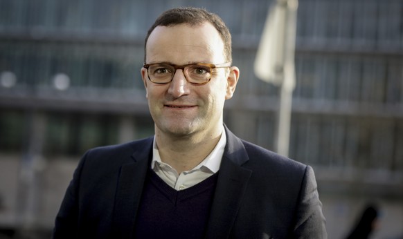 FILE - In this Feb. 19, 2018 file photo Finance State Secretary Jens Spahn arrives for a board meeting of the Christian Democratic party CDU in Berlin. Chancellor Angela Merkel is preparing to name he ...