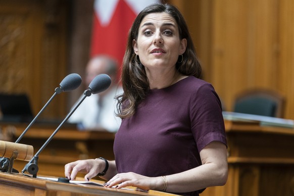 Flavia Wasserfallen, SP-BE, spricht zur Grossen Kammer, an der Sommersession der Eidgenoessischen Raete, am Montag, 3. Juni 2019 im Nationalrat in Bern. (KEYSTONE/Alessandro della Valle)