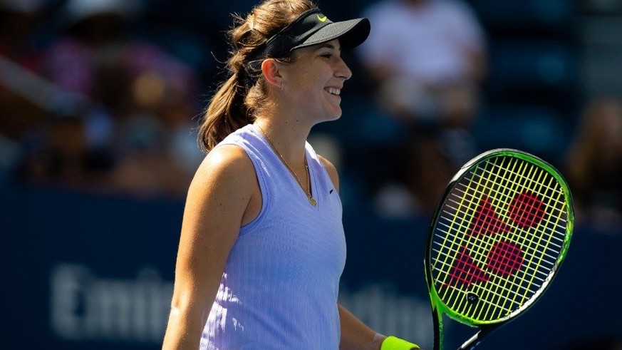 Belinda Bencic hat gut lachen, ihre Fersenprobleme scheinen überstanden zu sein.