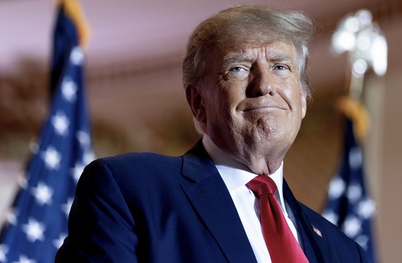 FILE - Former President Donald Trump announces he is running for president for a third time at Mar-a-Lago in Palm Beach, Fla., Nov. 15, 2022. Democrats in Congress have six years to…