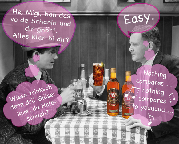 Männer vs. Frauen: 6 gleiche Situationen mit total unterschiedlichem Ausgang
Hehe. Hesch super getroffe mit der Klischeekanone, Lina : D

Nur beim 3. Punkt der Männer-Variante sähe das bei mir so au ...
