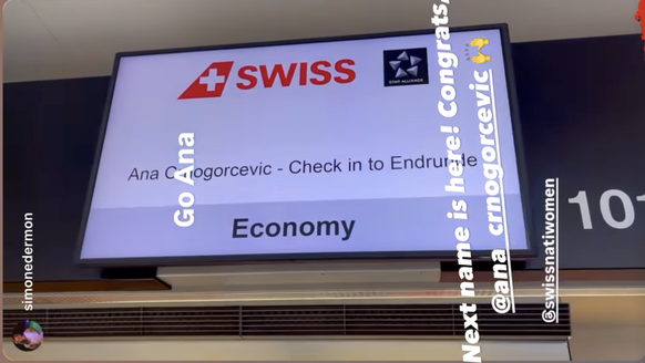 Frauen-EM 2025: Ana-Maria Crnogorcevic am Flughafen nominiert.