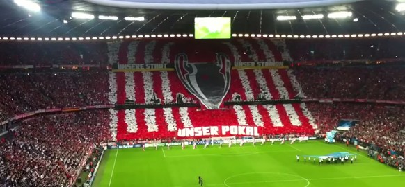 «Unsere Stadt, Unser Stadion, Unser Pokal»: Daraus wurde nichts. Bayern verliert das Heimfinale 2012 gegen Chelsea im Elfmeterschiessen.