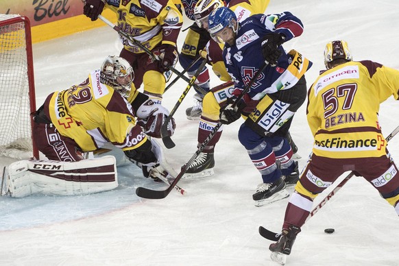 Servette und Biel lieferten sich einen Kampf auf Biegen und Brechen.