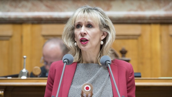 Priska Seiler Graf, SP-ZH, spricht an der Sommersession der Eidgenoessischen Raete, am Donnerstag, 8. Juni 2017 im Nationalrat in Bern. (KEYSTONE/Anthony Anex)