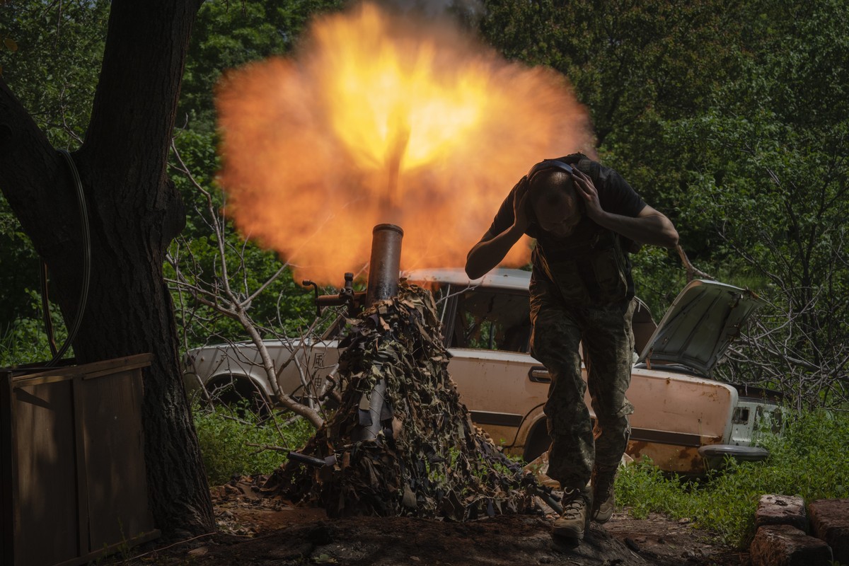Les forces ukrainiennes en action dans la région de Donetsk, où plusieurs attaques ont été lancées depuis dimanche.