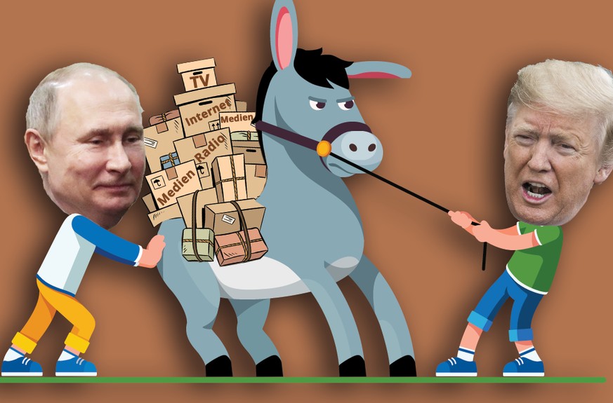Wie Putin und Trump versuchen, die Medien in den Griff zu bekommen