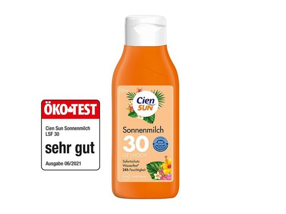 Lidl Cien Sun Sonnencreme Öko-Testsieger