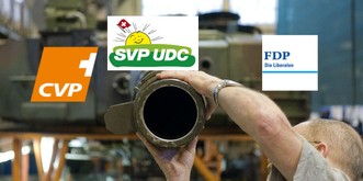 Von Waffen, Worten und Werten – so verraten CVP, FDP und SVP ihr Parteiprogramm