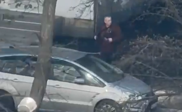 Dieses Standbild soll den Schützen zeigen.