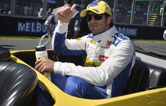 Daumen hoch: Felipe Nasr fährt in Australien auf Rang 5.