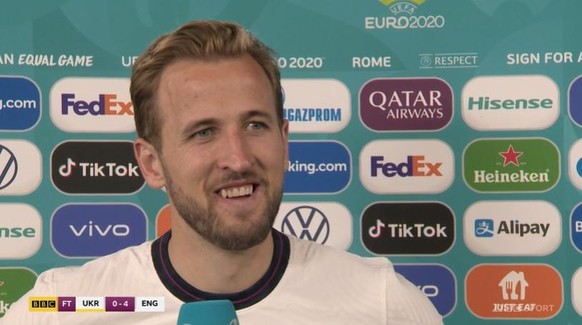 Harry Kane bringt das Lachen nicht mehr aus seinem Gesicht.