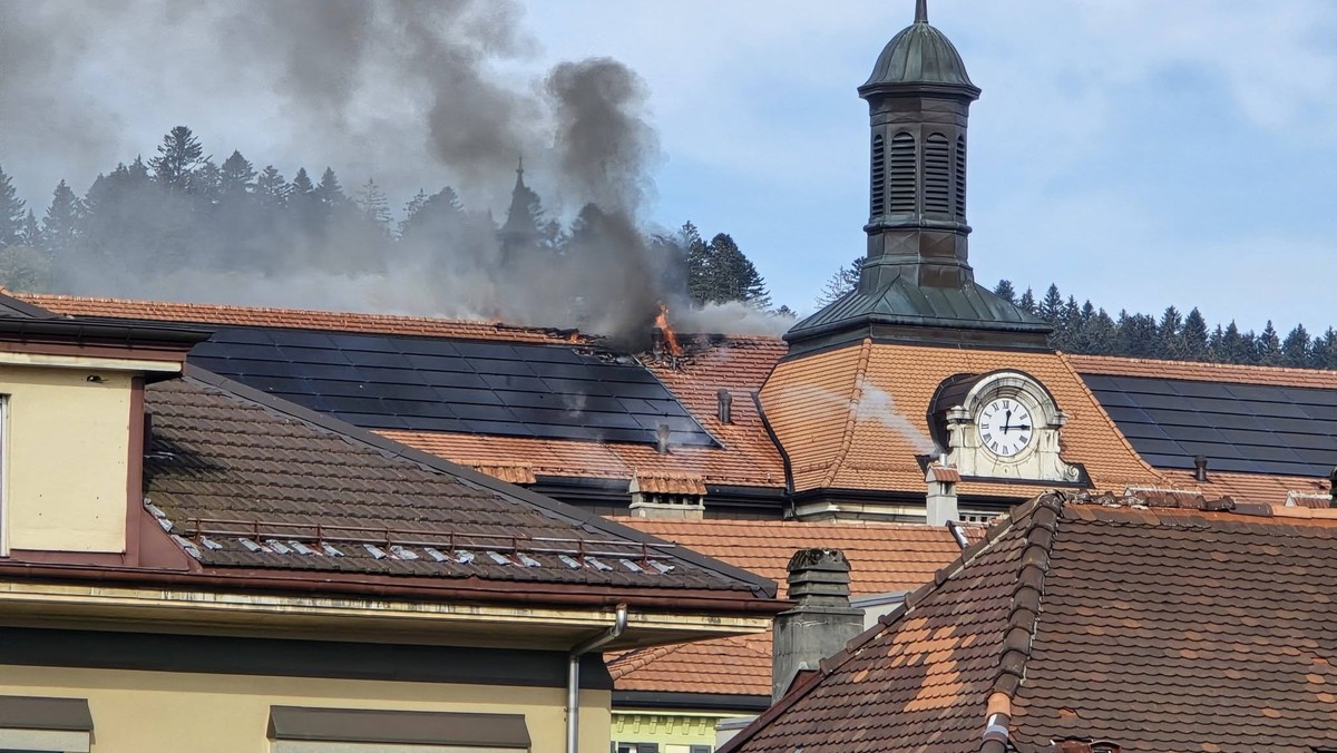 La Chaux-de-Fonds: feu à la bibliothèque