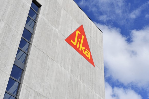 ARCHIVBILD ZUR BILANZ VON SIKA IM DRITTEN QUARTAL 2020, AM DONNERSTAG, 22. OKTOBER 2020 - Sika Logo in Zuerich am Freitag, 11. Mai 2018. Eine der laengsten Uebernahmeschlachten Europas ist zu Ende. De ...
