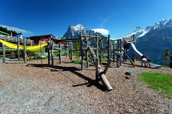 Rauszeit Spielplätze mit Aussicht Grindelwald Bort