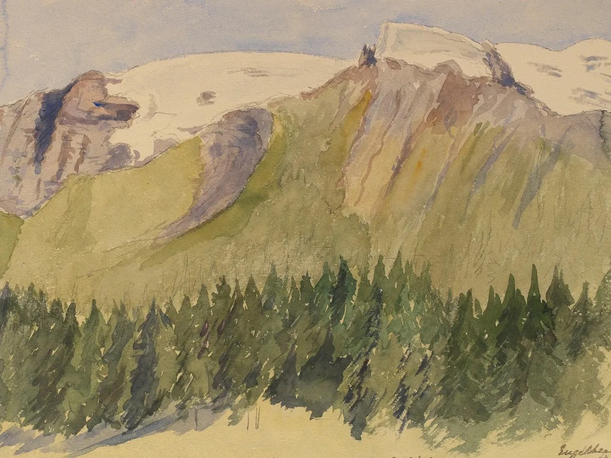 Ein Original von Queen Victoria: der Blick von Engelberg in Richtung Titlis, gemalt am 2. September 1868.
https://www.rct.uk/collection/search#/4/collection/980042-br/the-titlis