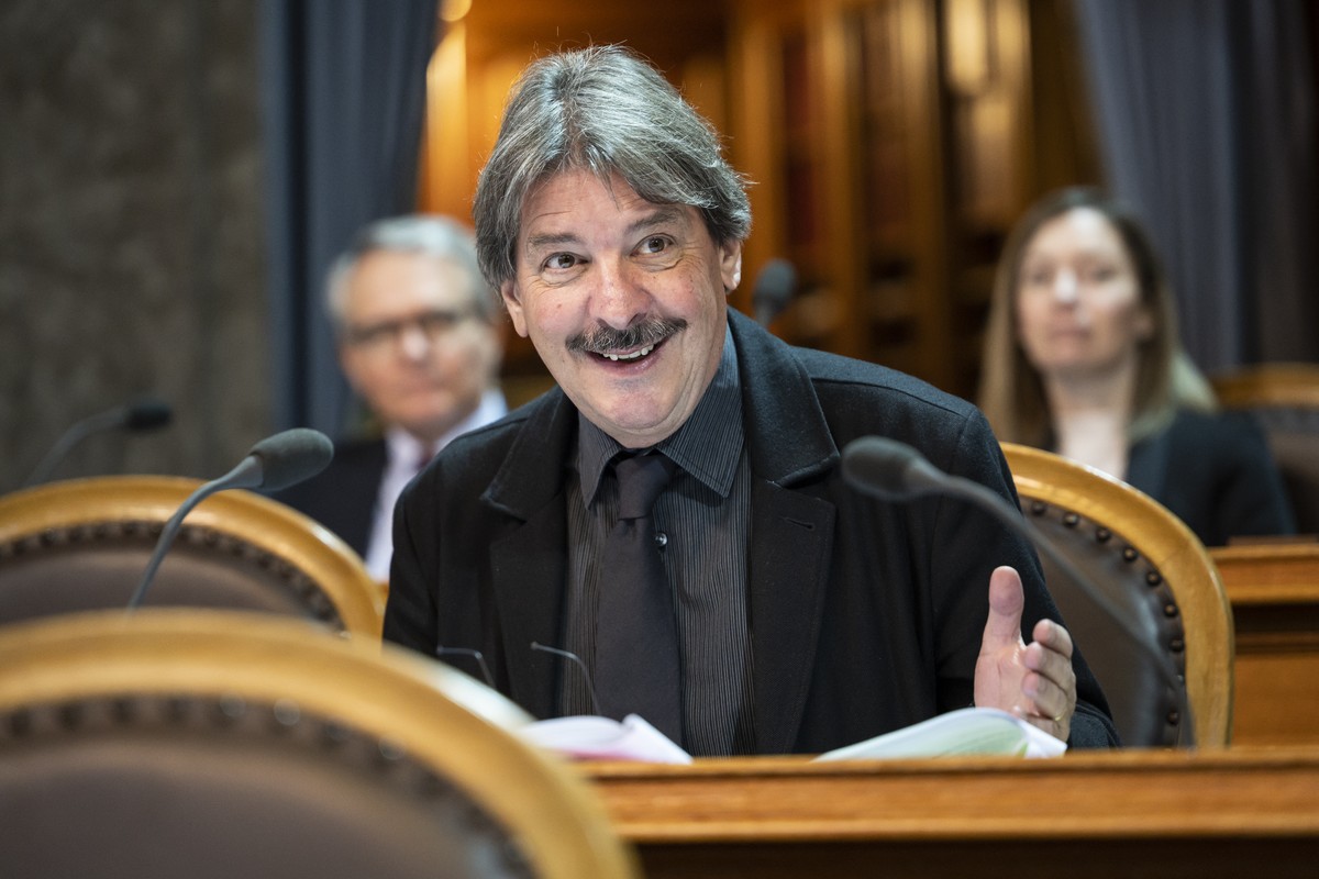 Paul Rechsteiner, SP-SG, spricht zur Kleinen Kammer, an der Wintersession der Eidgenoessischen Raete, am Mittwoch, 30. November 2022 im Staenderat in Bern. (KEYSTONE/Alessandro della Valle)