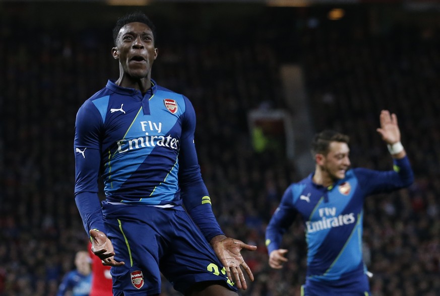 Danny Welbeck bejubelt seinen Siegtreffer im Old Trafford.