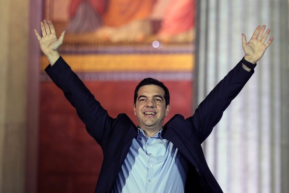 Das Büdnis von Alexis Tsipras triumphiert.