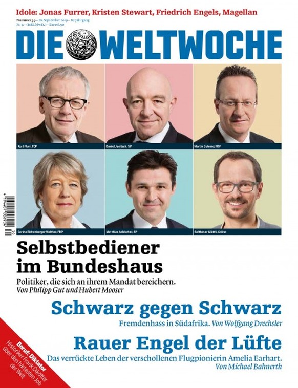 Die «Weltwoche»-Ausgabe vom 25. September 2019.