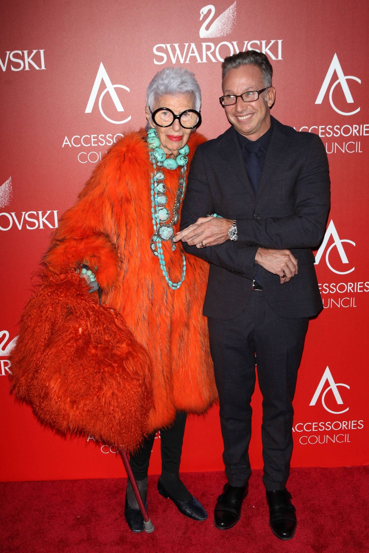 Iris Apfel attends the Accessories Council 2015 ACE Awards at Cipriani 42nd Street on November 2, 2015 in New York City. Featuring: Iris Apfel Where: New York, New York, United States When: 02 Nov 201 ...