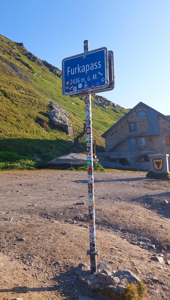 Auf dem Weg nach Vaduz überquerte Claudio Furka- …