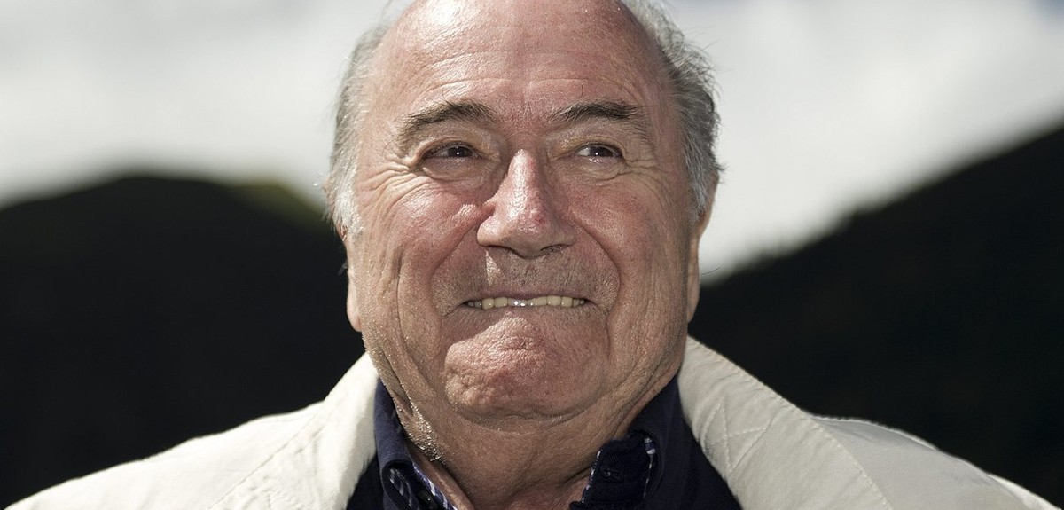 FIFA President, Swiss Joseph Sepp Blatter, looks on during the 15th edition of the "Sepp Blatter Fussballturnier", in Ulrichen, Switzerland, Sunday, August 26, 2012. When Blatter was elected ...