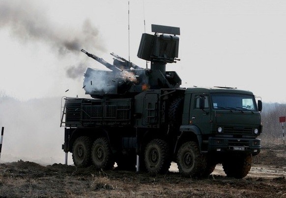 Russisches Flugabwehrsystem Pantsir-S1.