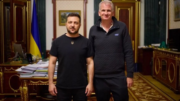 Timothy Snyder hat Wolodimir Selenski in Kiew besucht.