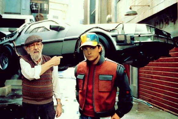 Son makes father appear in well-known films.  At least in theory.