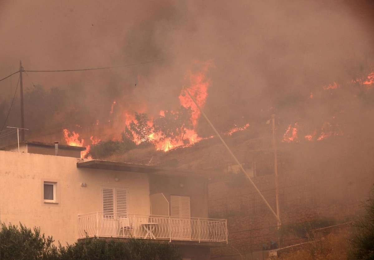 waldbrand in Kroatien, 21.06.25